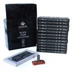 Black Wood Incense Bricks Set of 15 with Terracotta Burner – view 3