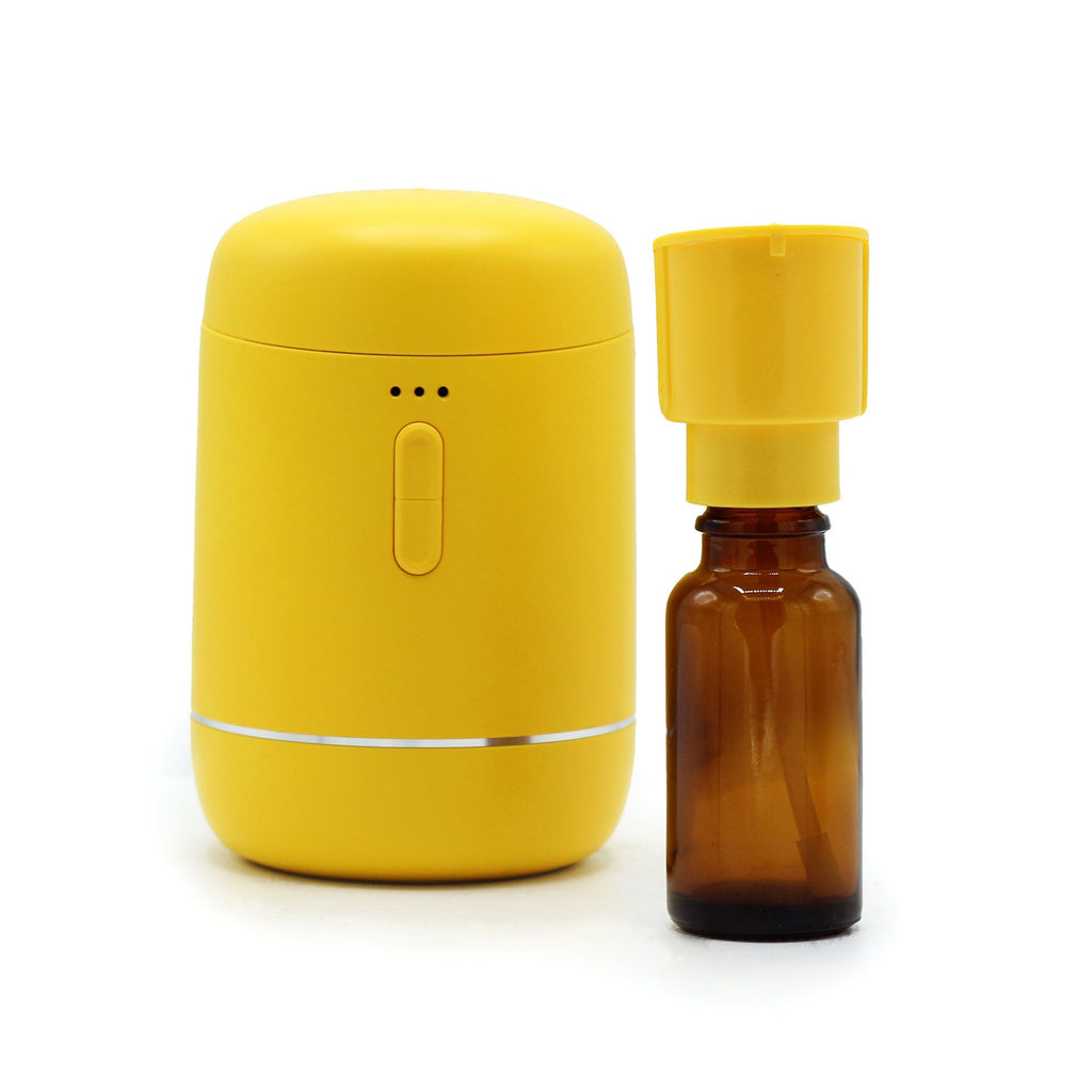 Rechargeable Waterless Oil Nebulizer - Yellow USB-C – view 5