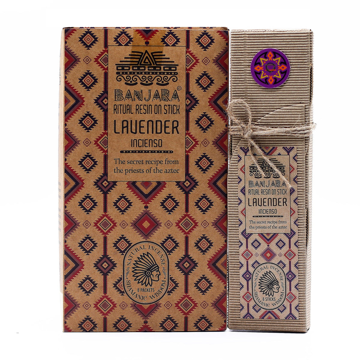 Lavender Ritual Resin Incense Sticks, Pack of 8 – view 5