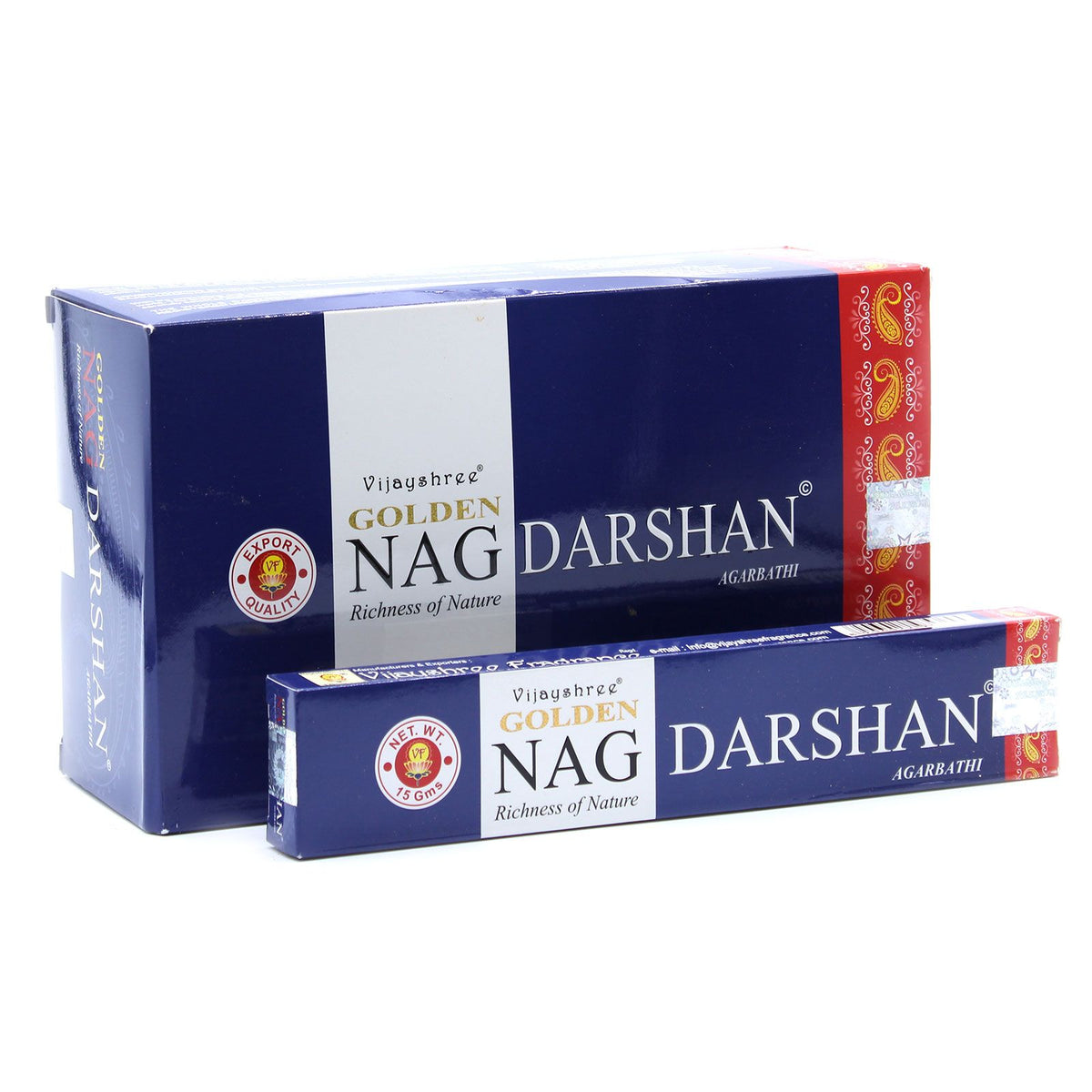 Golden Nag Darshan Incense Sticks 15g Pack – view 2