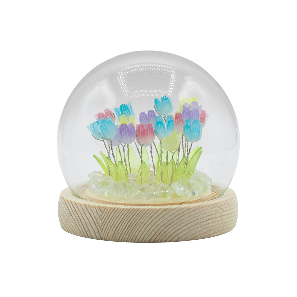 Floral Glow Dome - Multi Tulips, LED USB – view 3