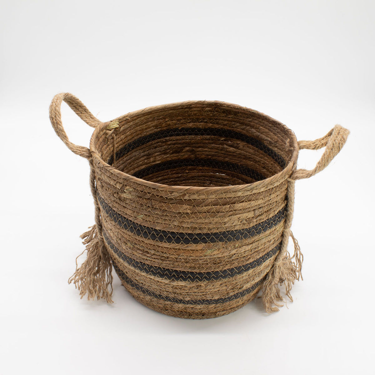 Seagrass Storage Baskets, Natural Brown, Set of 3 – view 3