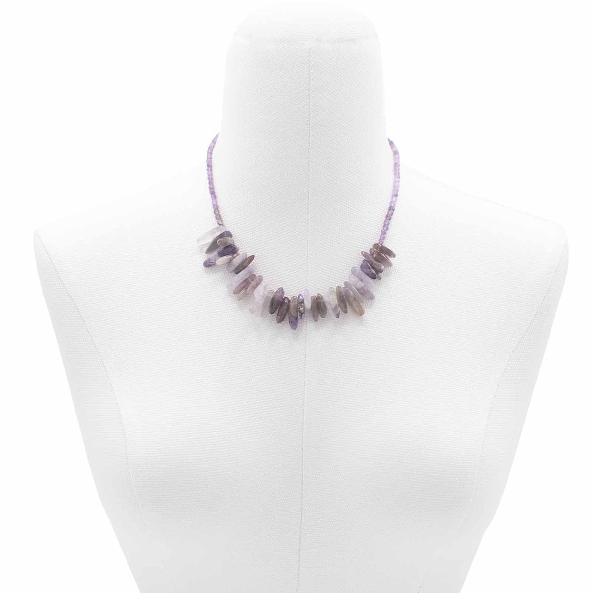 Amethyst Longstone Gemstone Necklace – view 4