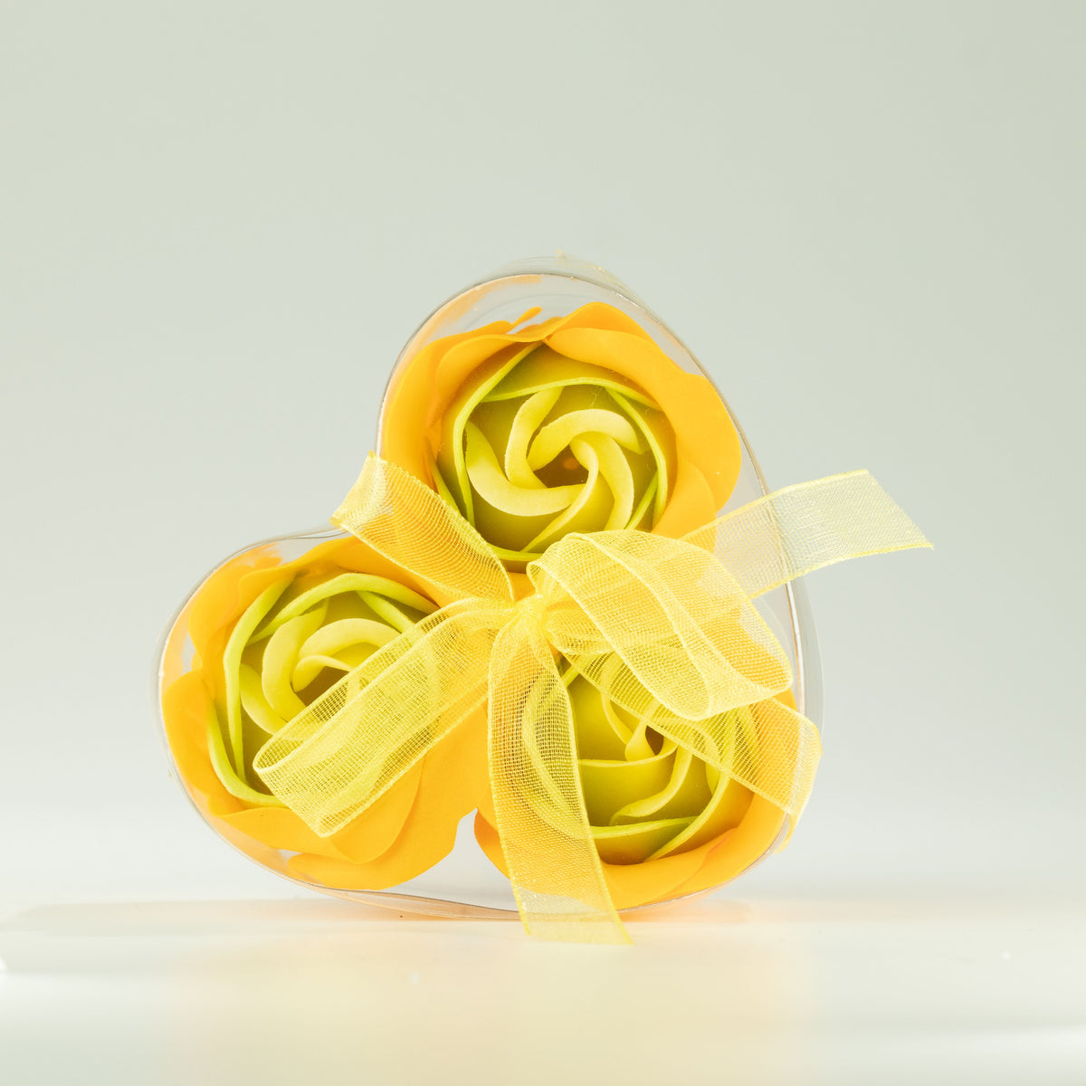 Set of 3 Soap Flower Heart Box - Spring Roses – view 2