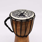 Buddha Wide Top Djembe Drum - 25cm – view 2