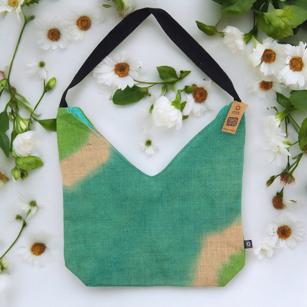 Soft Blend Shoulder Tote - Teal – view 3