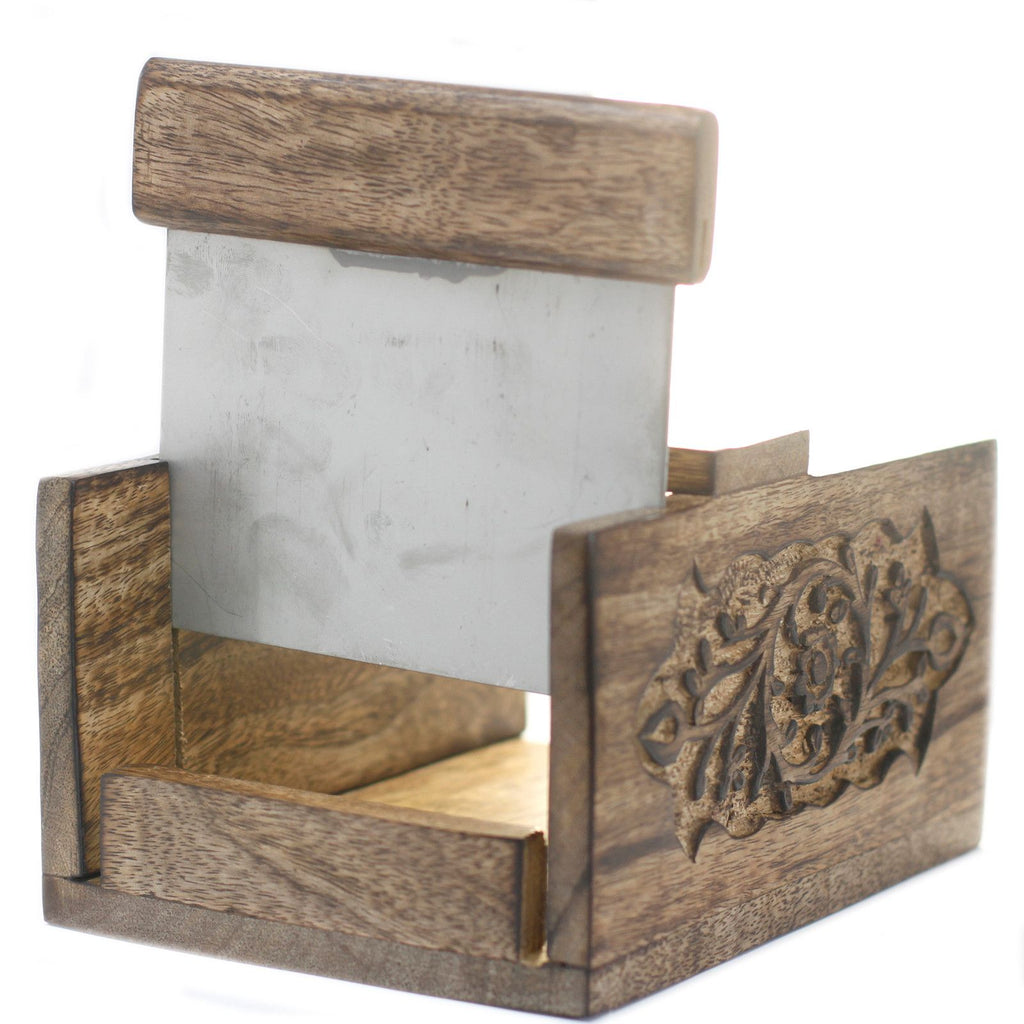 Carved Mango Wood Soap Loaf Cutter – view 3