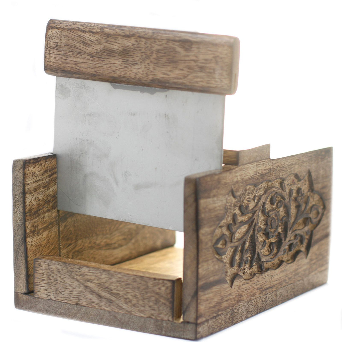 Carved Mango Wood Soap Loaf Cutter – view 3