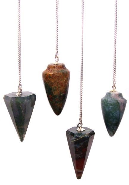 Gemstone Magic Pendulum - Bloodstone