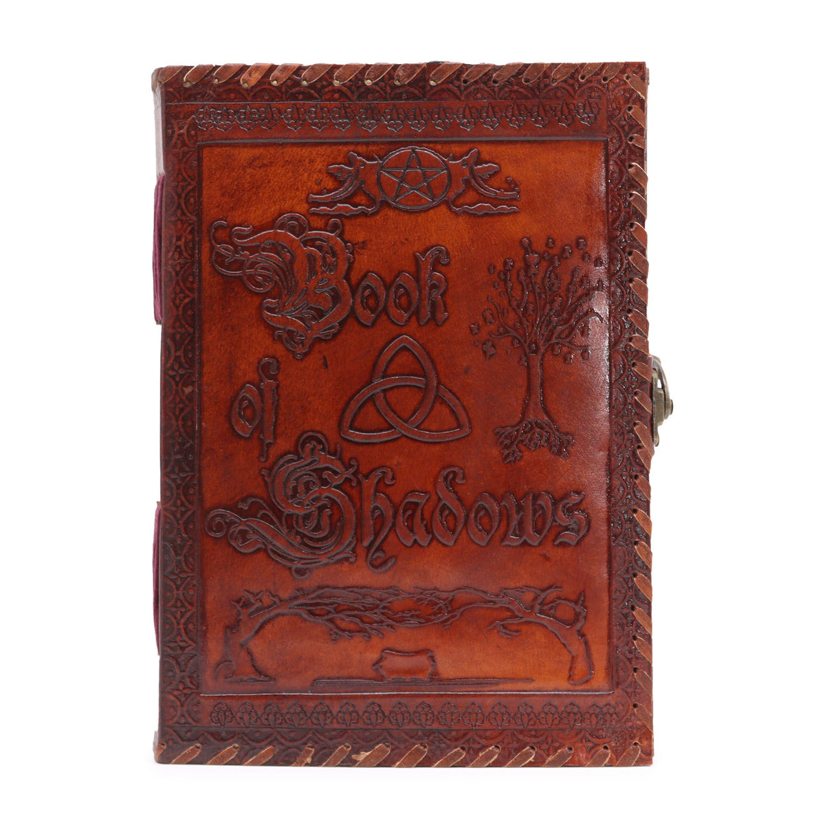 Large Book of Shadows, Dark Tan, 200 Pages – 25x18 cm – view 2