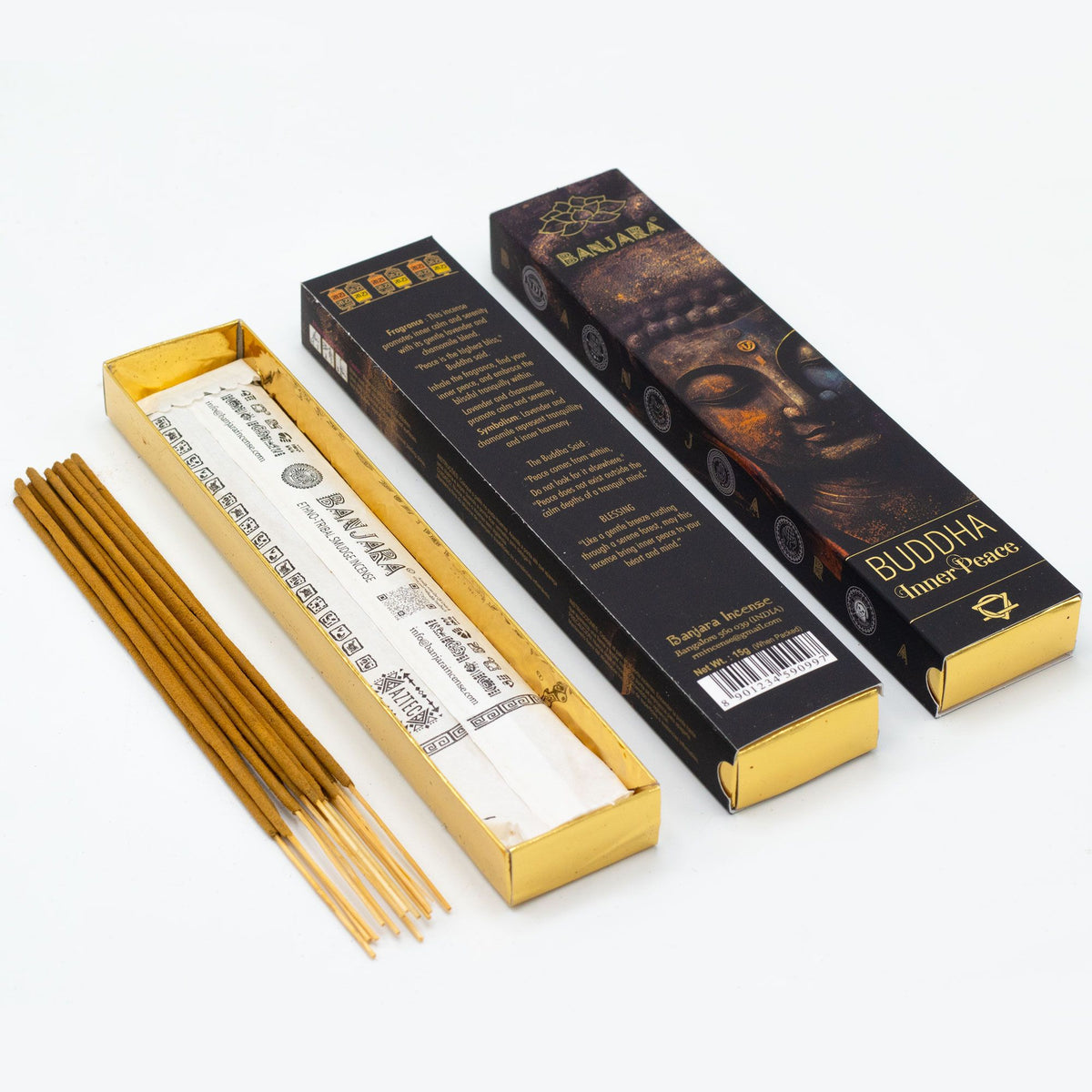 Banjara Buddha Incense Boxed Gift Set - 6 Assorted – view 2