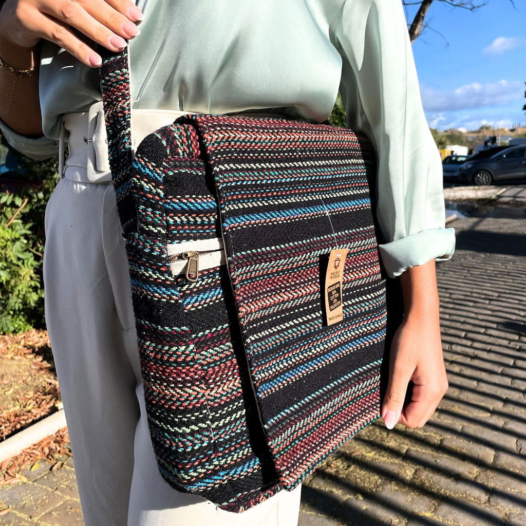 Soft Cotton Laptop Bag - Dark Smart – view 3