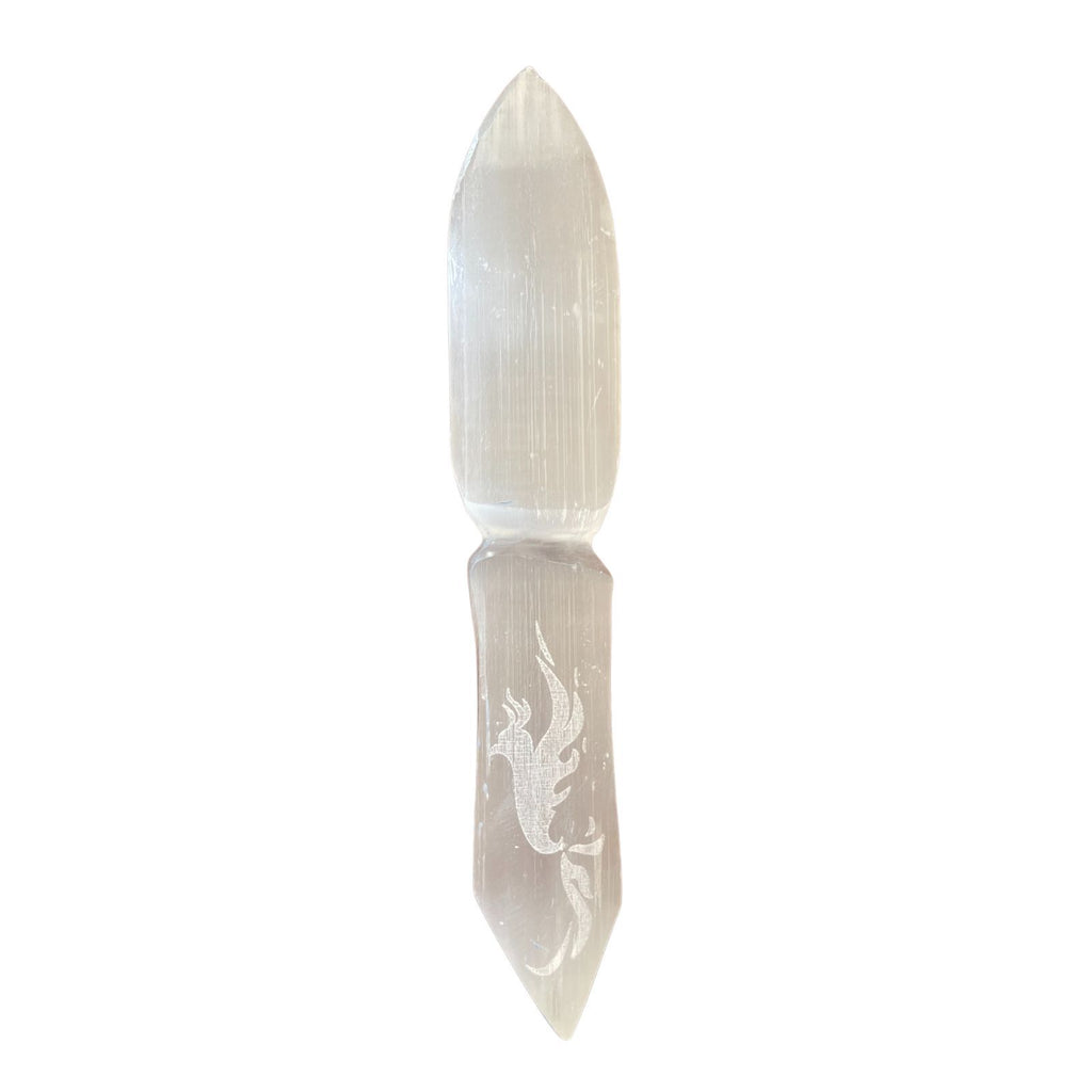 Selenite Ritual Knife - Letting Go of the Past – view 3
