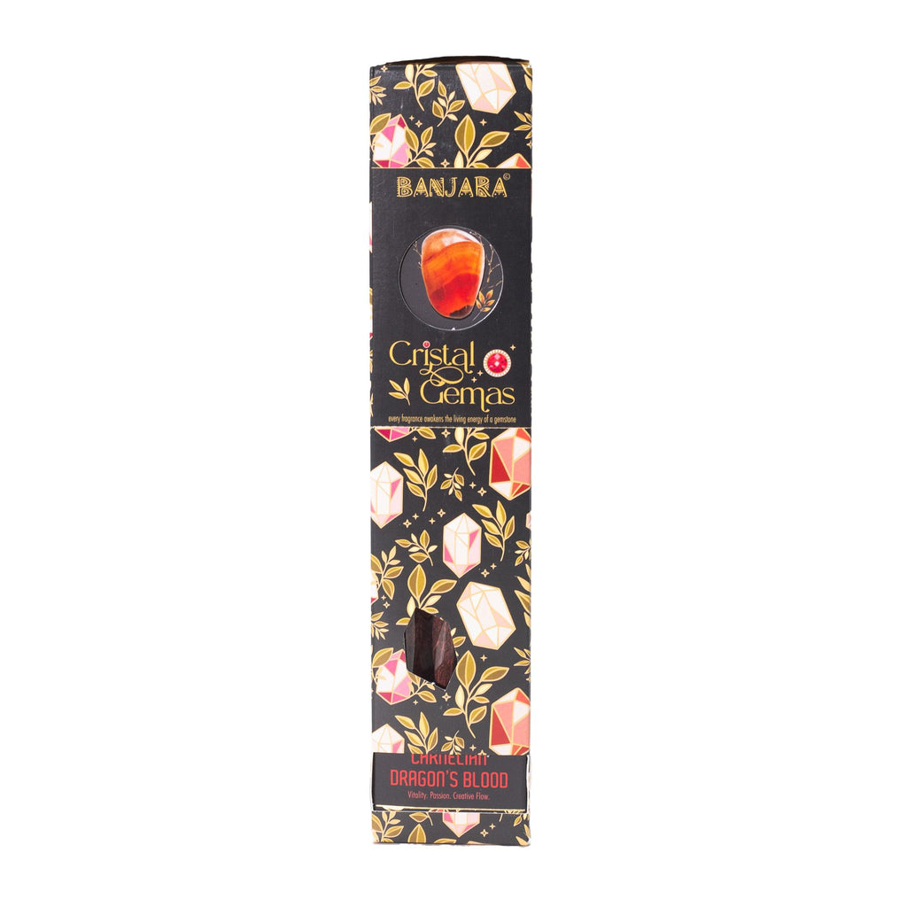 Banjara Crystal Gemas Incense Sticks - Carnelian Dragon's Blood