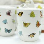 Ceramic Herbal Teapot Set with 6 Cups - Butterflies – view 4