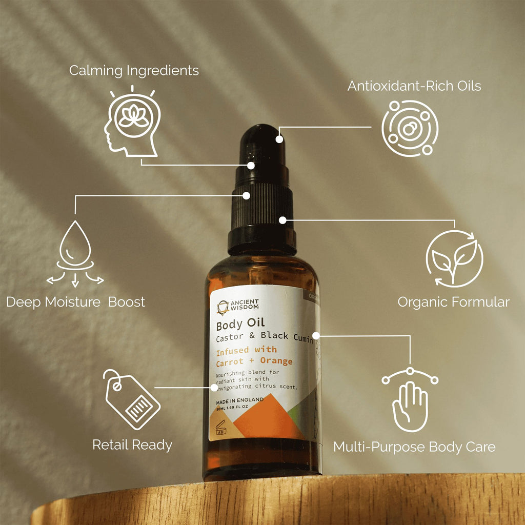 Organic Body Oil 50ml - Carrot & Orange – view 5