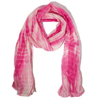 Nomad Sari Pink Scarf with Gold Thread (180 x 50 cm)