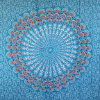 Teal Orange Mandala Sarong – view 3