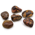 Bag of 6 Large Picture Nguni Jasper Tumble Stones