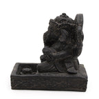 Feng Shui Ganesh Incense Burner in Black Antique – view 2
