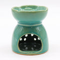 Tree of Life Ceramic Oil Burner - Blue