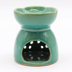 Tree of Life Ceramic Oil Burner - Blue