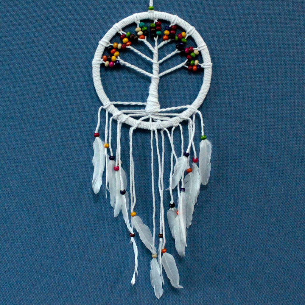 Tree of Life Dreamcatcher - Cotton, 22 cm (Assorted Colours)