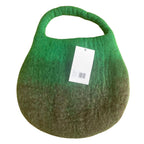 Water Felted Bee Bag - Garden Greens, One Handle – view 2