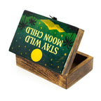 Medium Enamelled Box - Stay Wild Moon Child – view 3