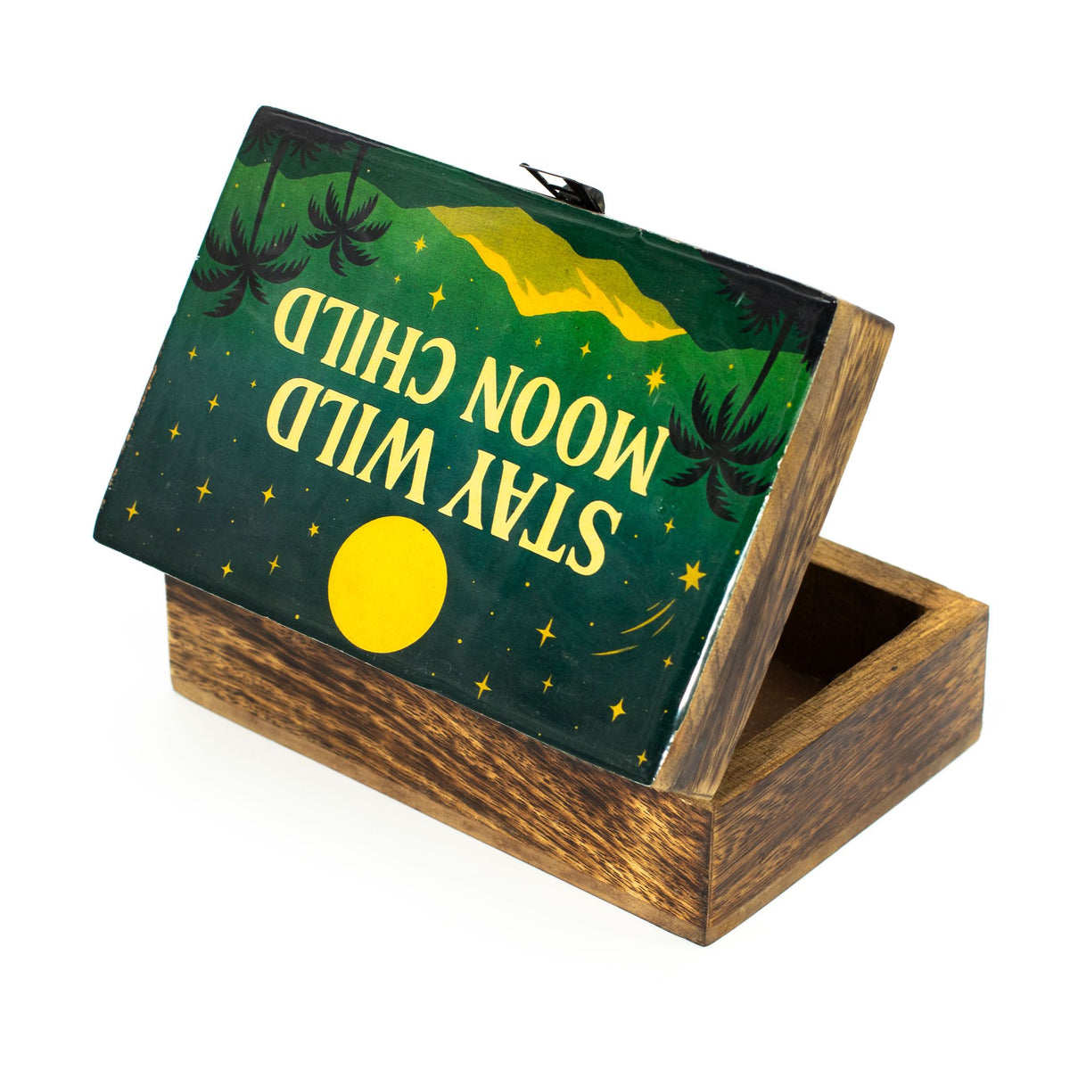 Medium Enamelled Box - Stay Wild Moon Child – view 3