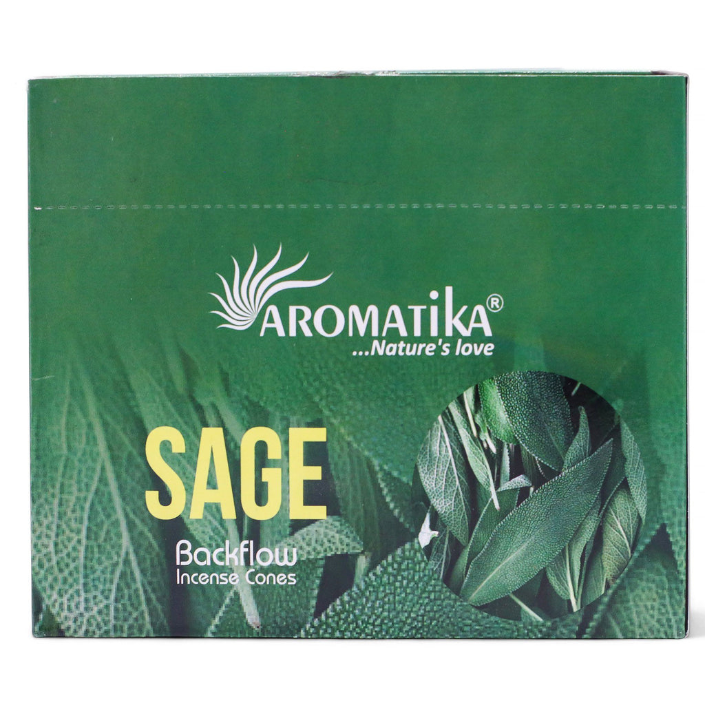 Aromatika Sage Backflow Incense Cones Pack of 10 – view 4