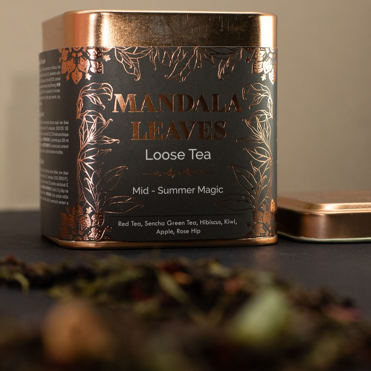 Mid-Summer Magic Fruity Red & Green Tea Tin 50g – view 9