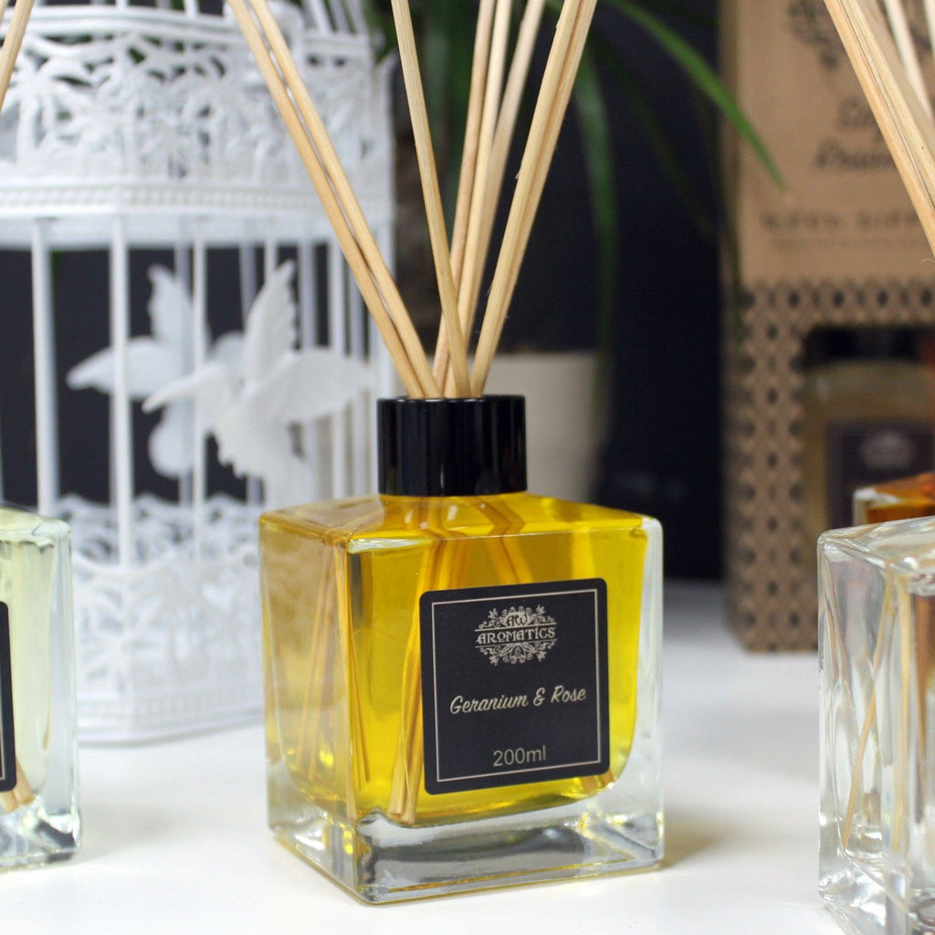Geranium and Rose Essential Oil Reed Diffuser 200ml