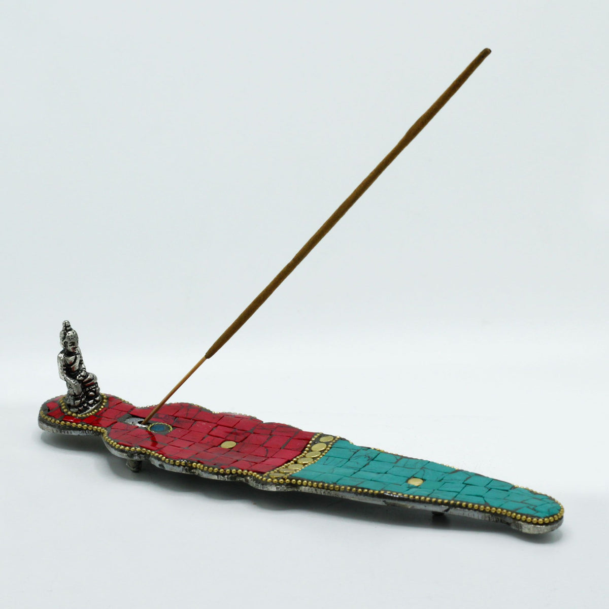 Buddha Long Dagger Tibetan Incense Holder – view 4