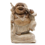 Hand Carved Buddha Statue, Bring Wood Pose, 30cm – view 3