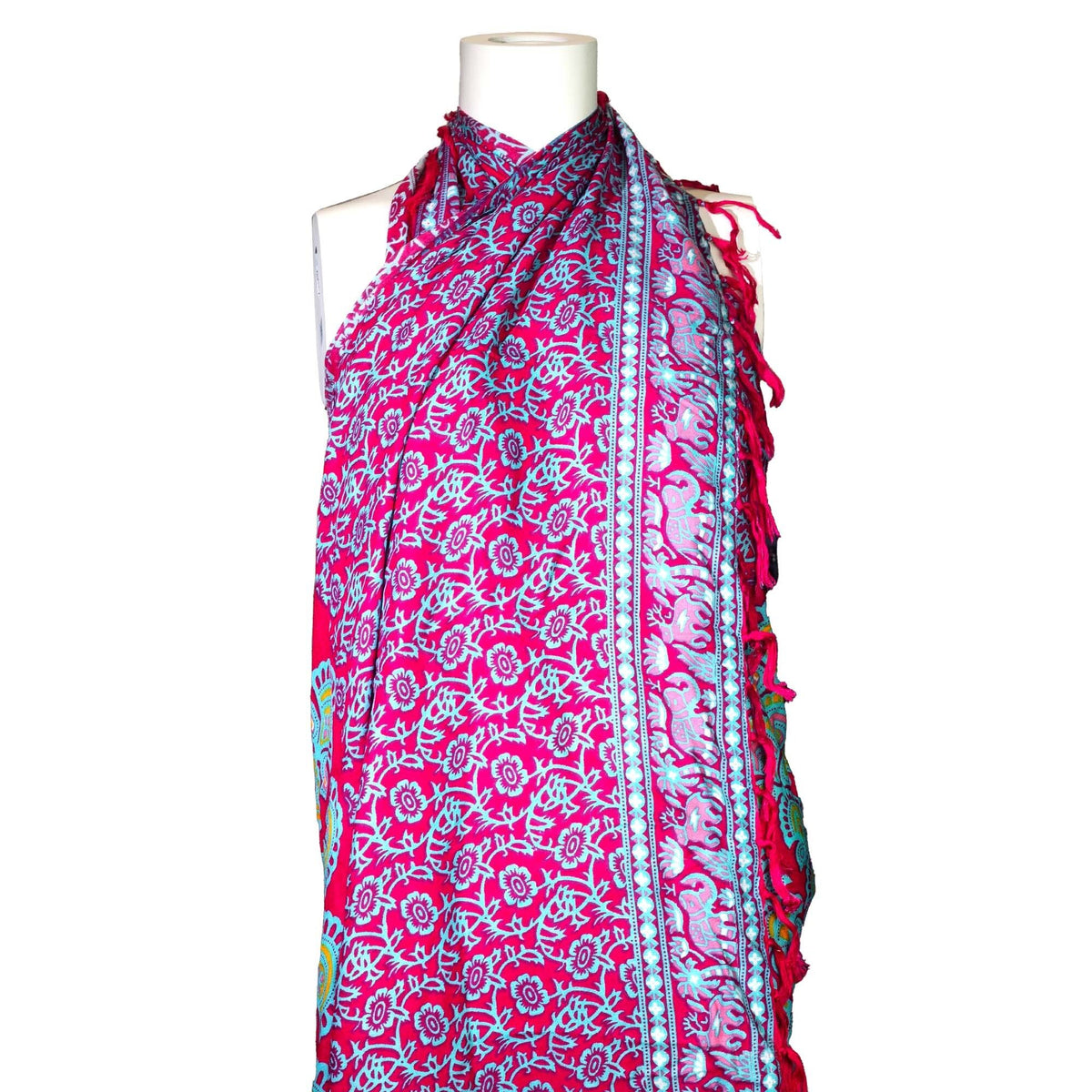 Teal Purple Mandala Sarong