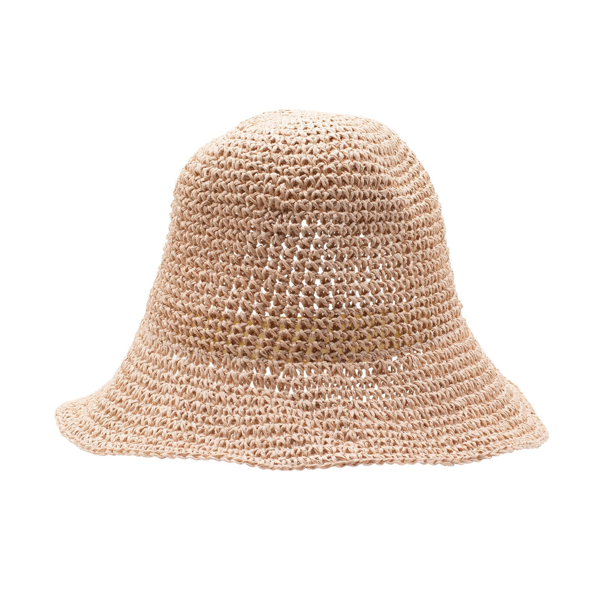 Nomad Sari Floppy Straw Sun Hat - Rose Blush – view 6