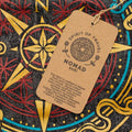 Nomad Sari Stonewashed T-Shirt - Compass of Life - Charcoal - XL