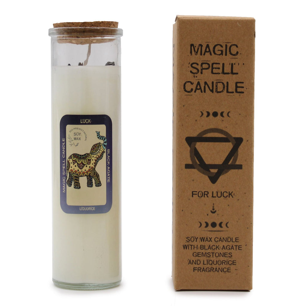 Magic Spell Candle in Glass Jar - Luck – view 4