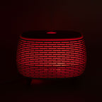 Futuristic Ribbed Aroma Diffuser with Colour-Changing Light – view 10