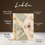 Lokta Bougainvillea Notebook – Medium