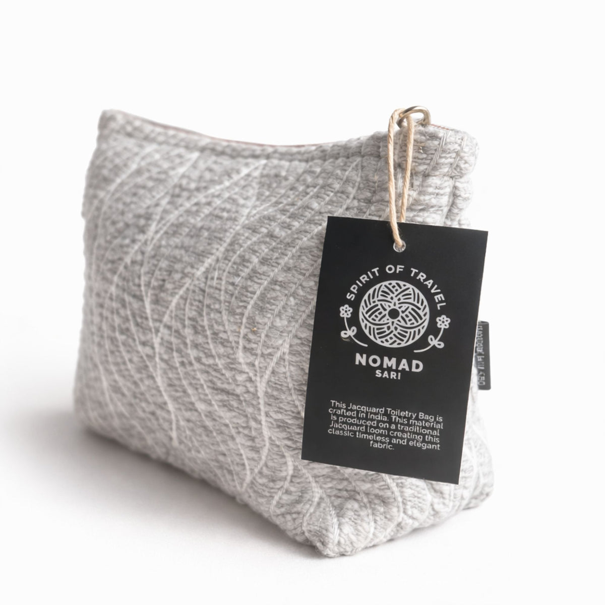 Nomad Sari Jacquard Toiletry Bag - Moonlit Weave – view 3