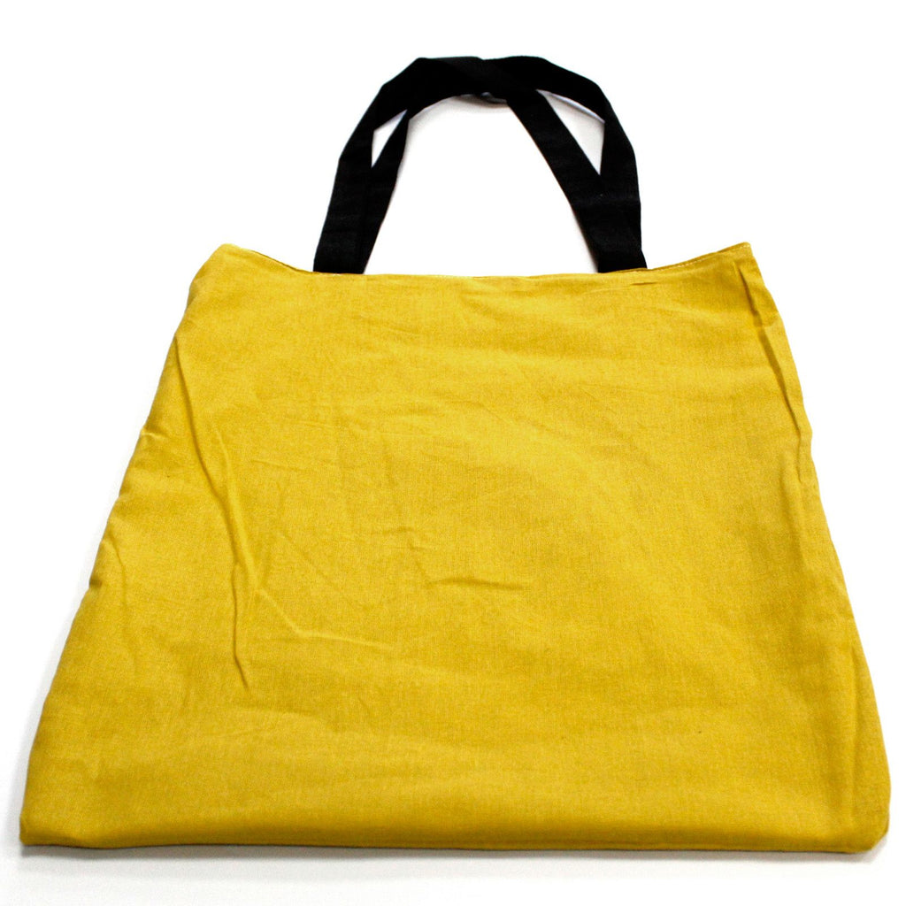 Large Reversible Cotton Bag 38x42cm - Sea-Life Print – view 3