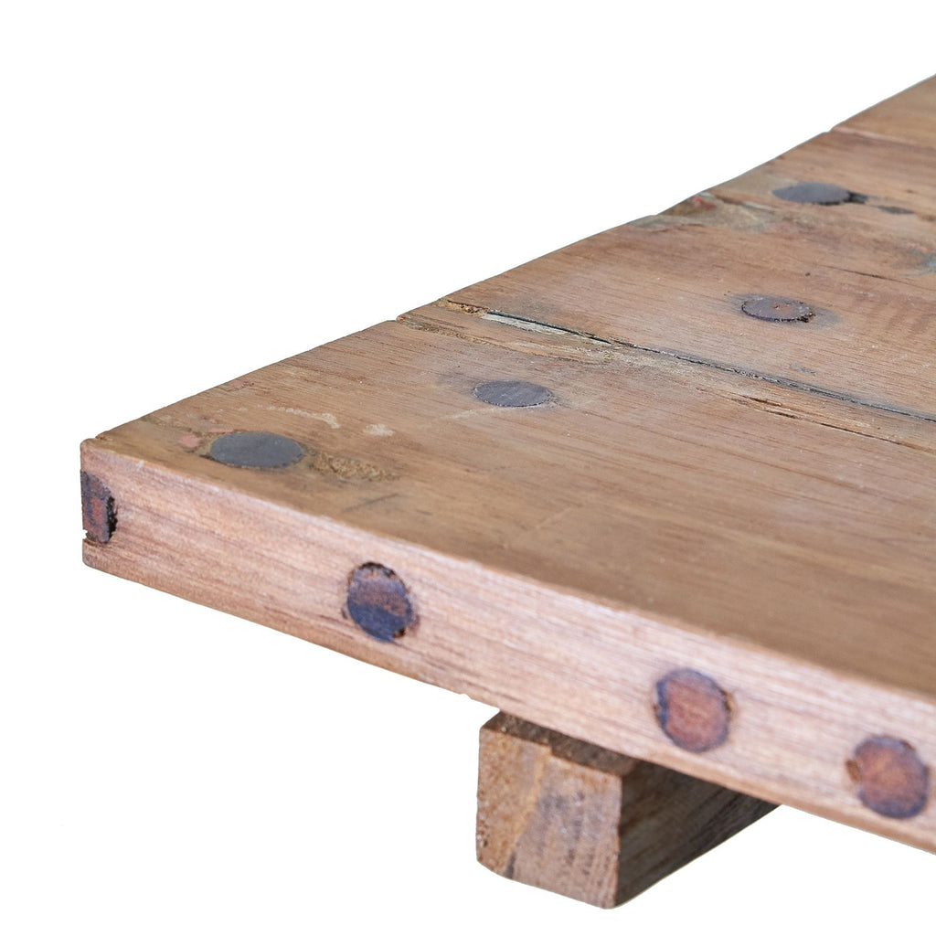 Square Folding Coffee Table, Recycled Teak - 50 cm – view 4