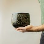 Cauldron Singing Bowl - Magic Mushroom - Yellow (15cm) – view 7