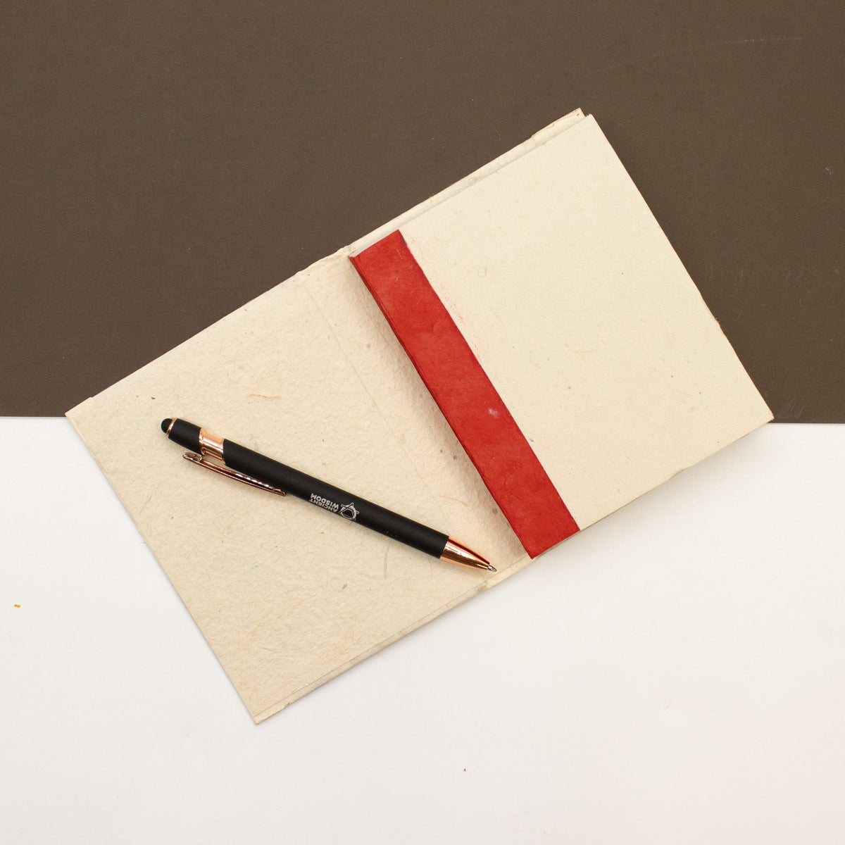 Lokta Pressed Floral Notebook – Medium, Bold Cover – view 3