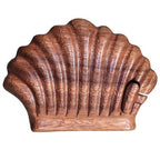 Sea Shell Balinese Puzzle Box – Saman Wood, 7.5 cm – view 3