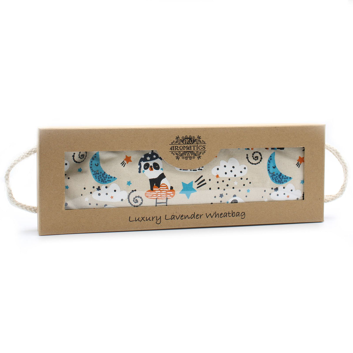 Lavender Wheat Bag Gift Box - Sleepy Panda Print – view 7