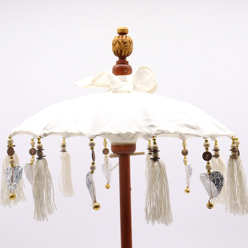 Bali Home Decor Parasol - Natural Canvas - 40 cm – view 5