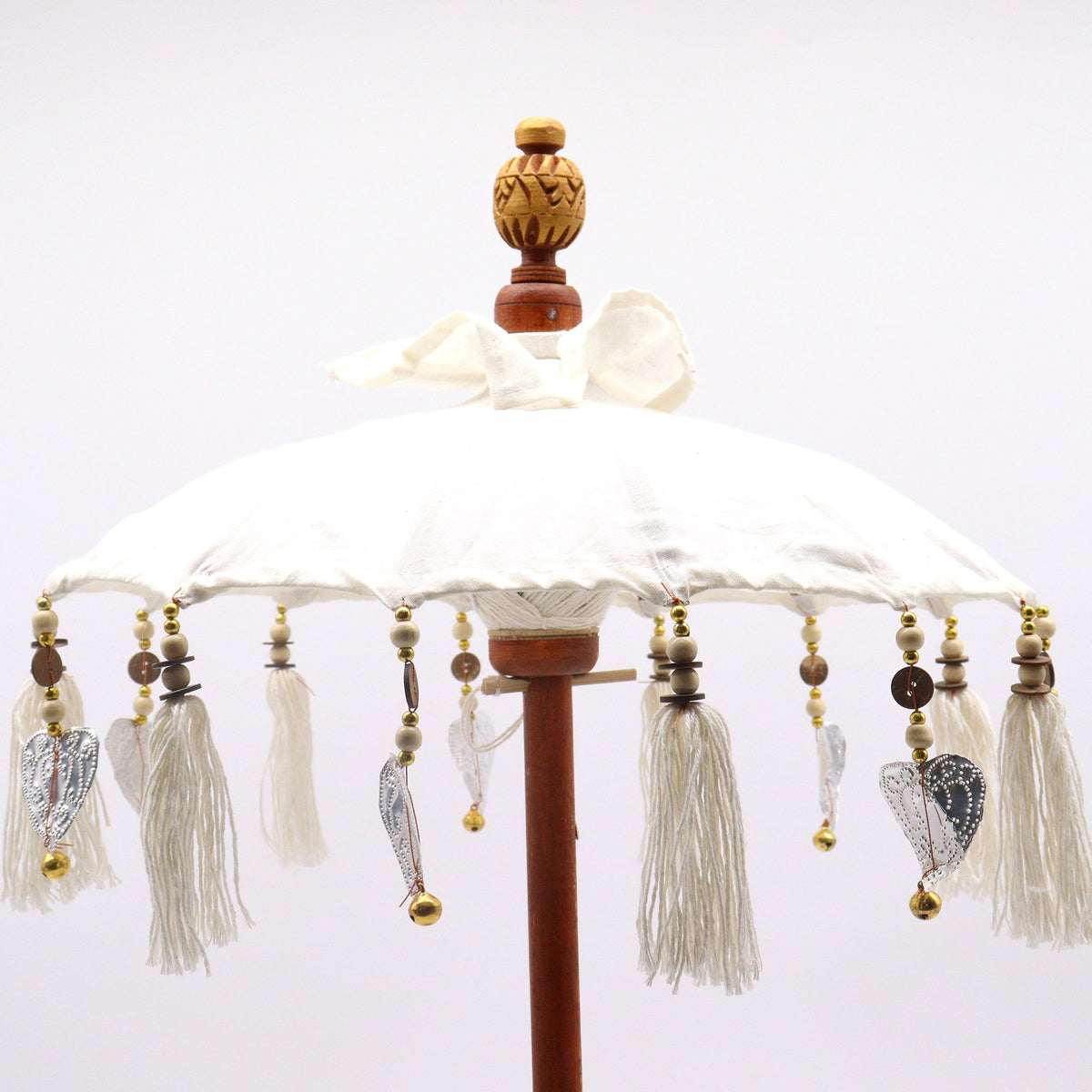 Bali Home Decor Parasol - Natural Canvas - 40 cm – view 5